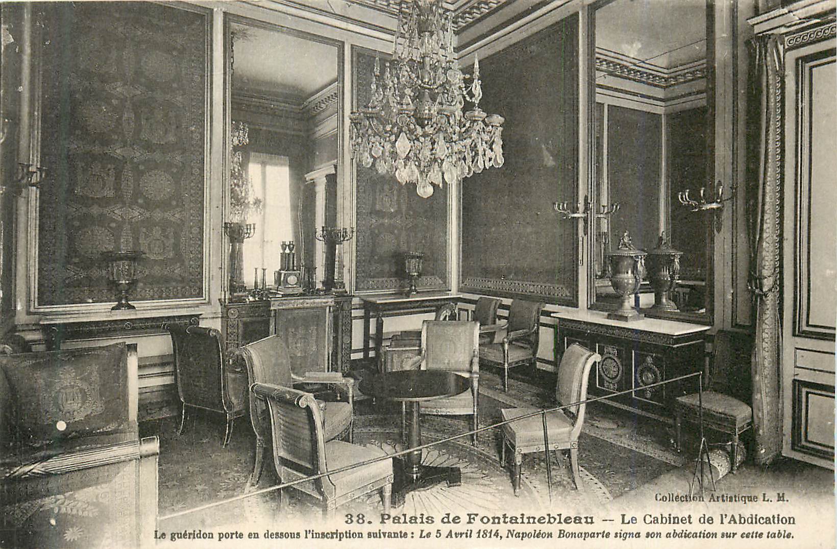 Schloss Fontainebleau — Das Ablösungs Zimmer — Künstlerische Sammlung L. M.
