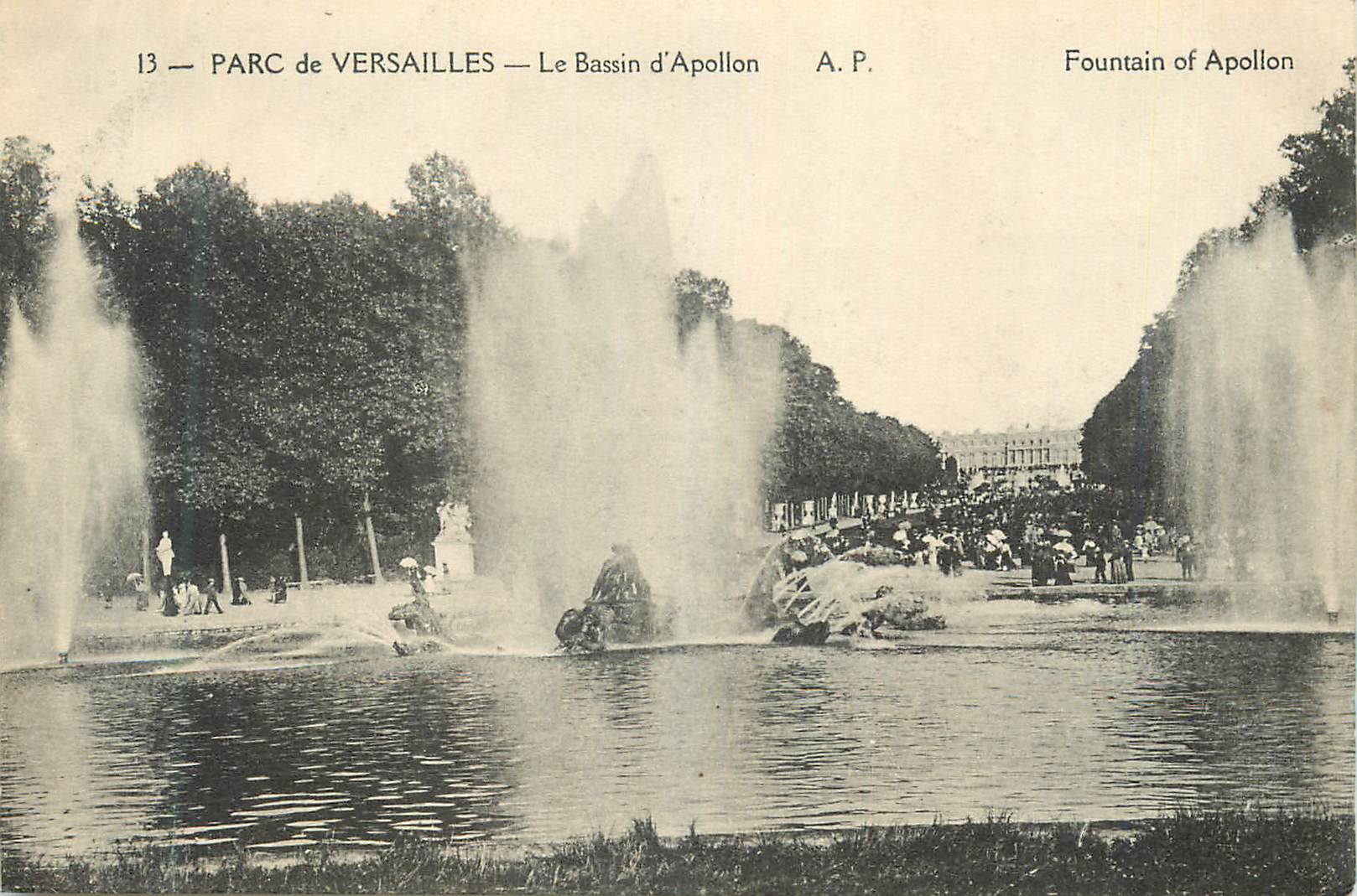 CPA Parc de Versailles Le Bassin d'Apollon