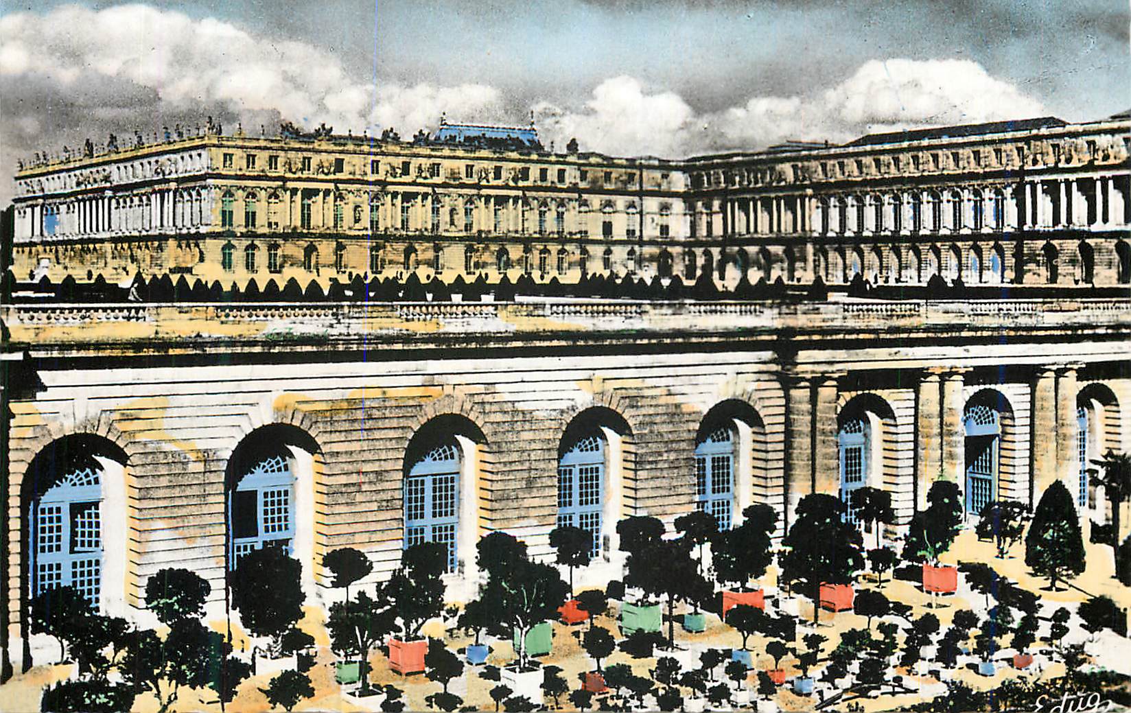CPM Versailles L'Orangerie et le Palais