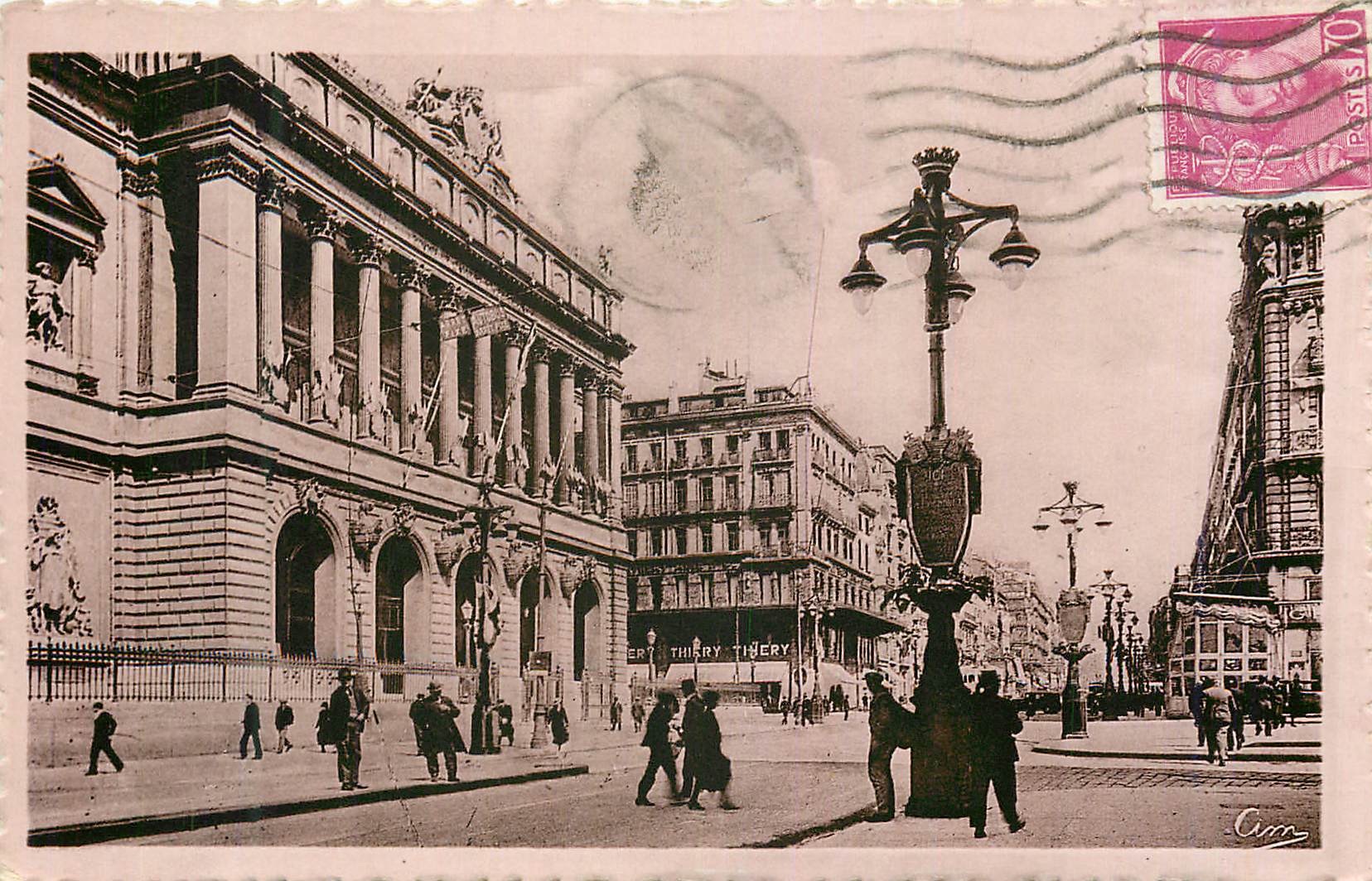CPM Marseille Place de la Bourse