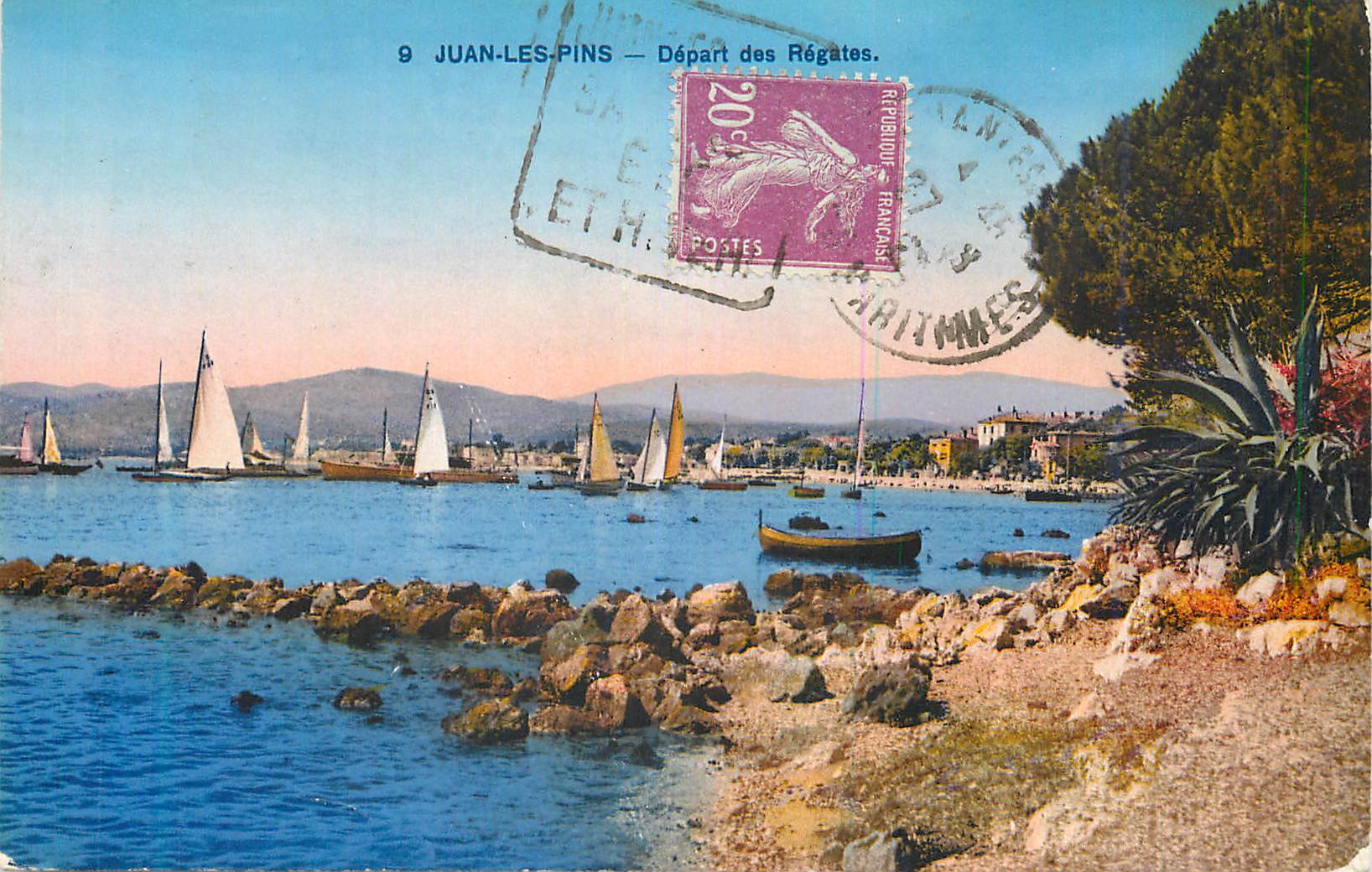 CPA Juan les Pins Depart des Regates