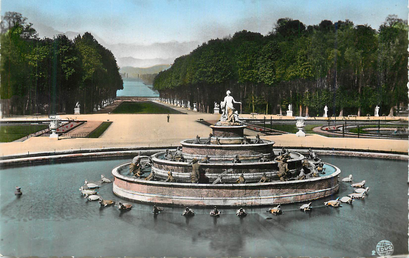 CPM Versailles Le Chateau Le Bassin de Latone