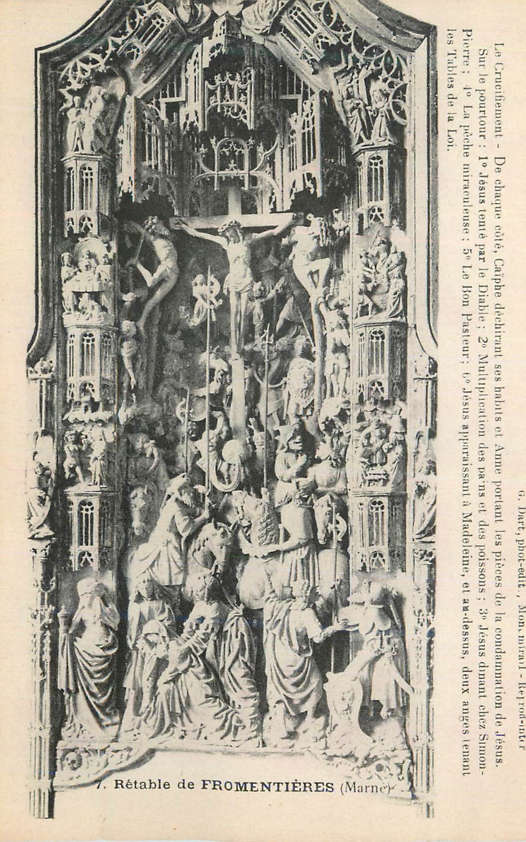 CPA Retable de Fromentieres (Marne)