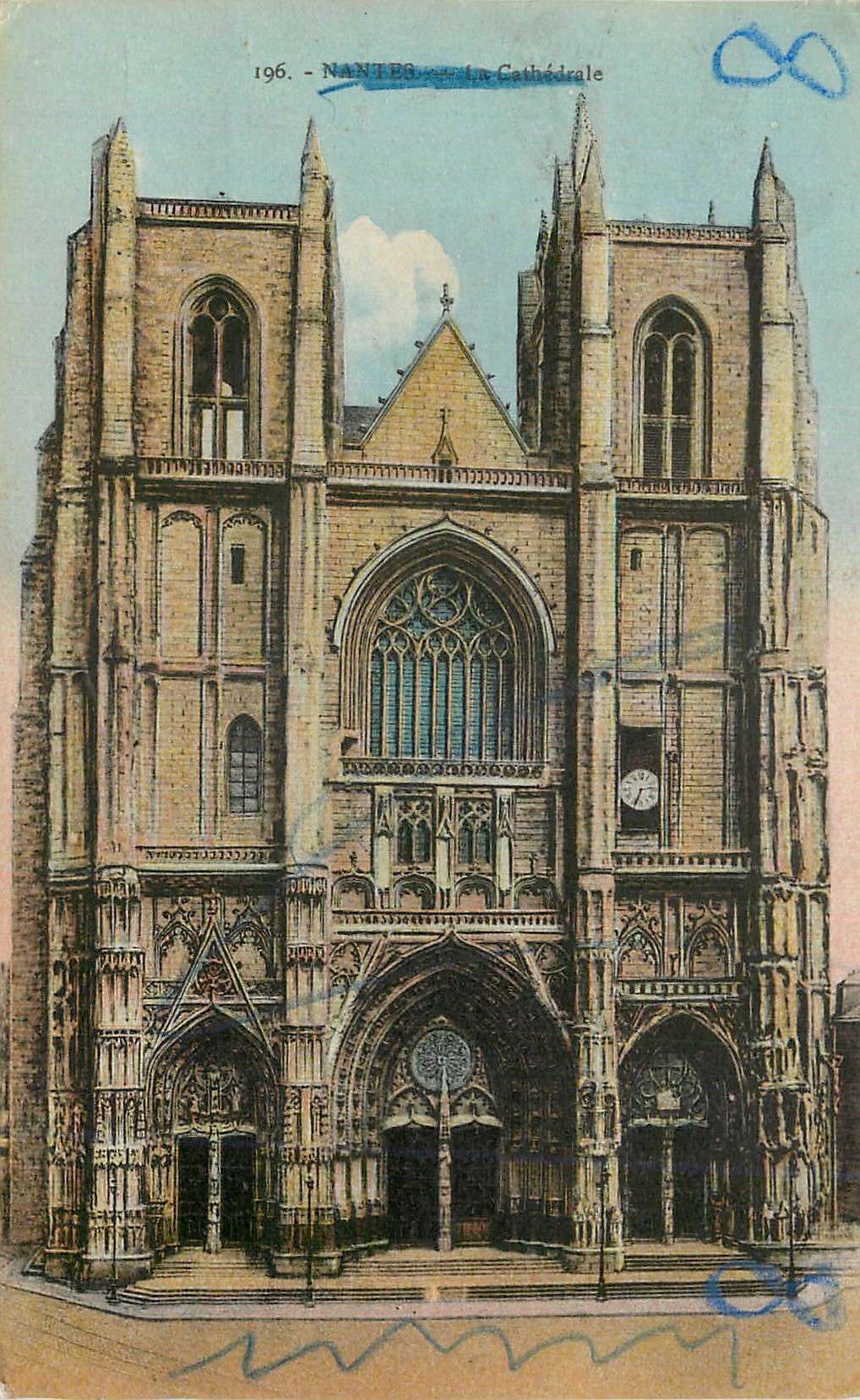 CPA Nantes La Cathedrale
