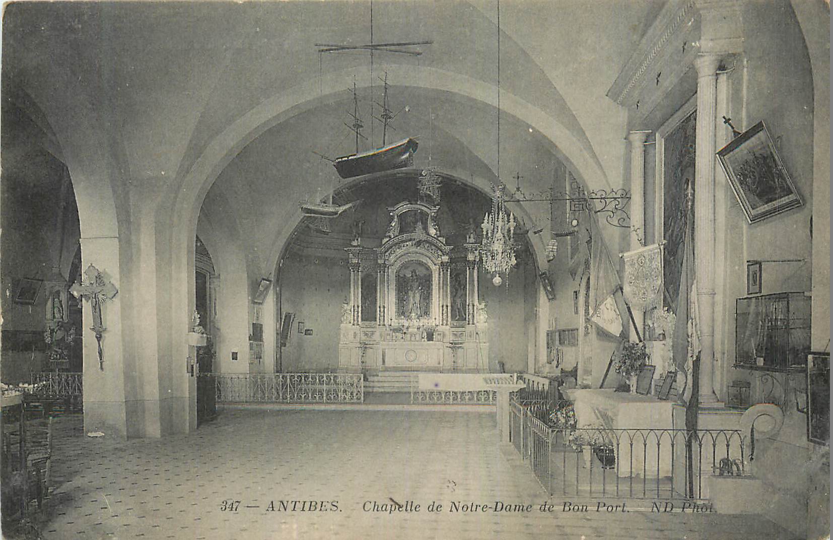 CPA Antibes Chapelle de Notre Dame de Bon Port