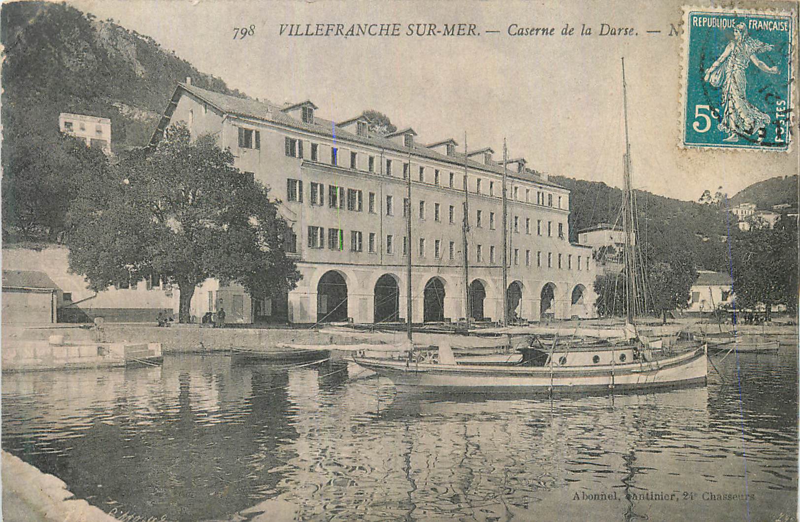 CPA Villefranche sur Mer Caserne de la Darse Bateau