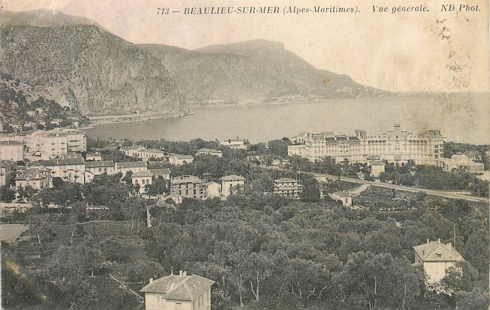 CPA Villefranche sur Mer (Alpes Maritimes) Vue Generale