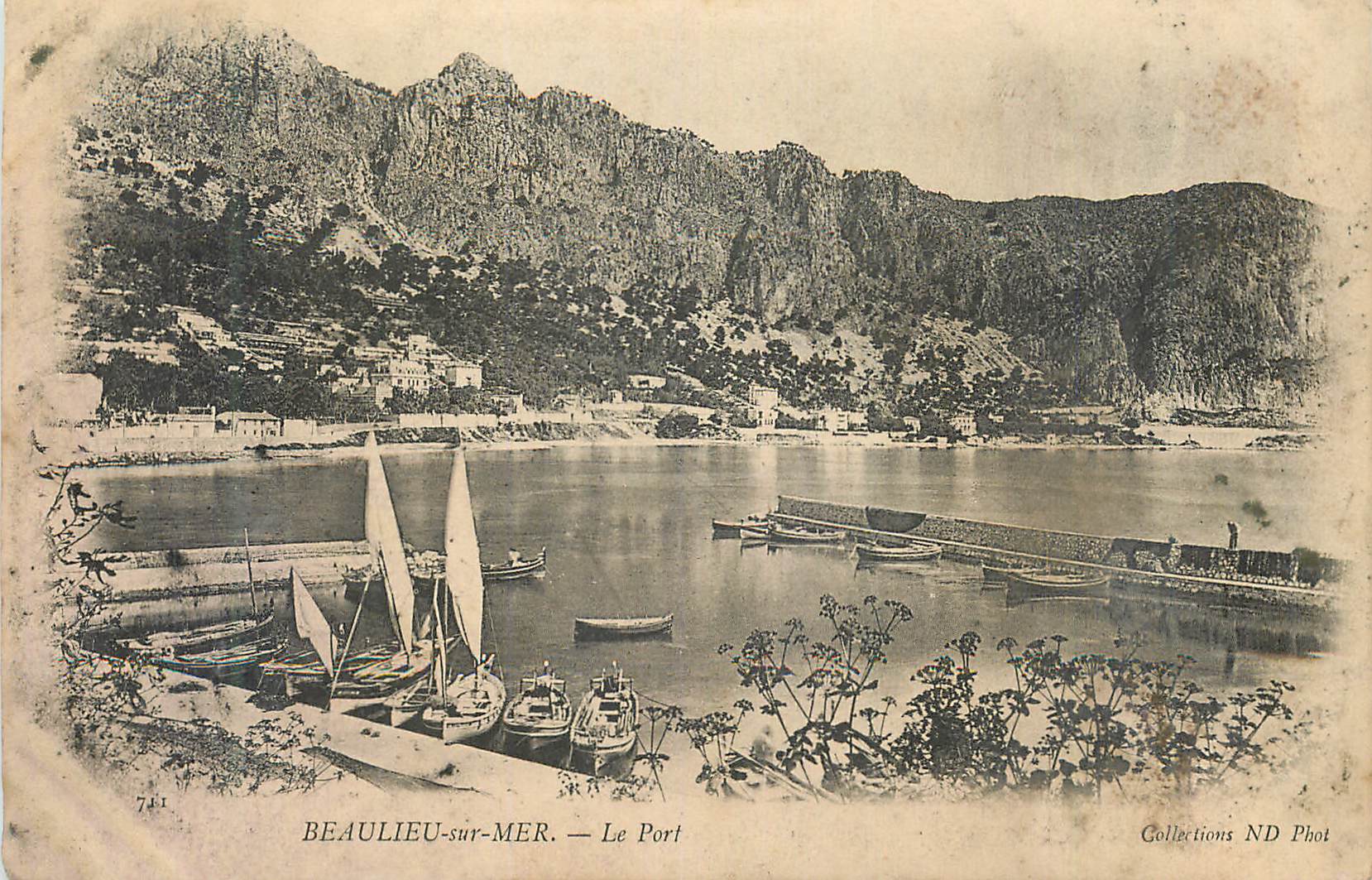 CPA Beaulieu sur Mer Le Port