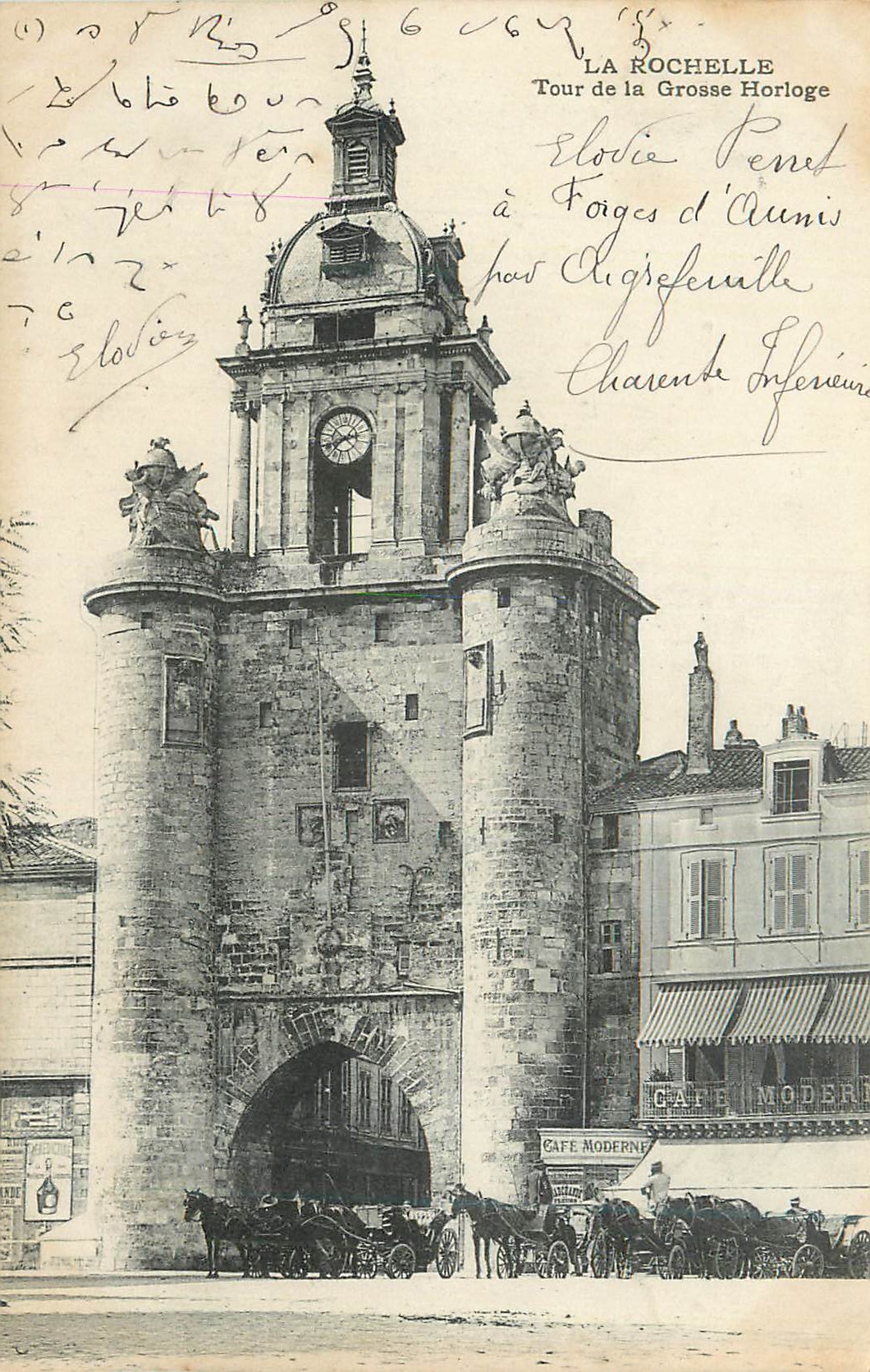 CPA La Rochelle Tour de la Grosse Horloge