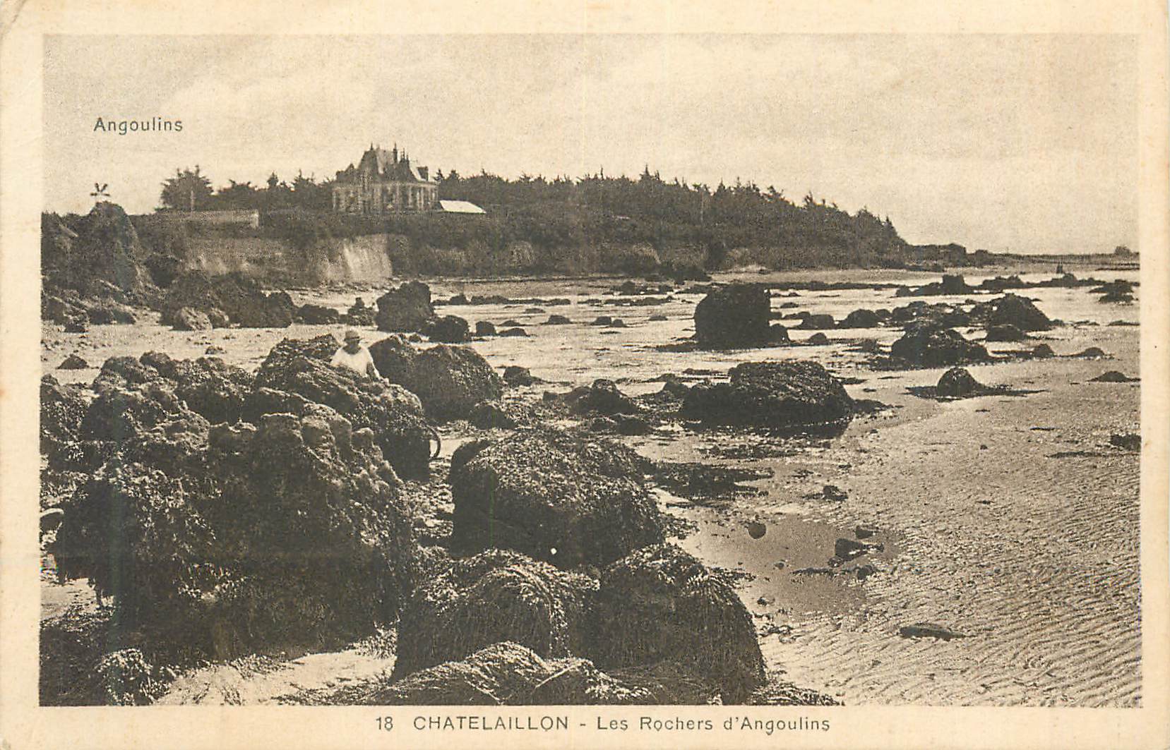 CPA Chatelaillon Les Rochers d'Angoulins