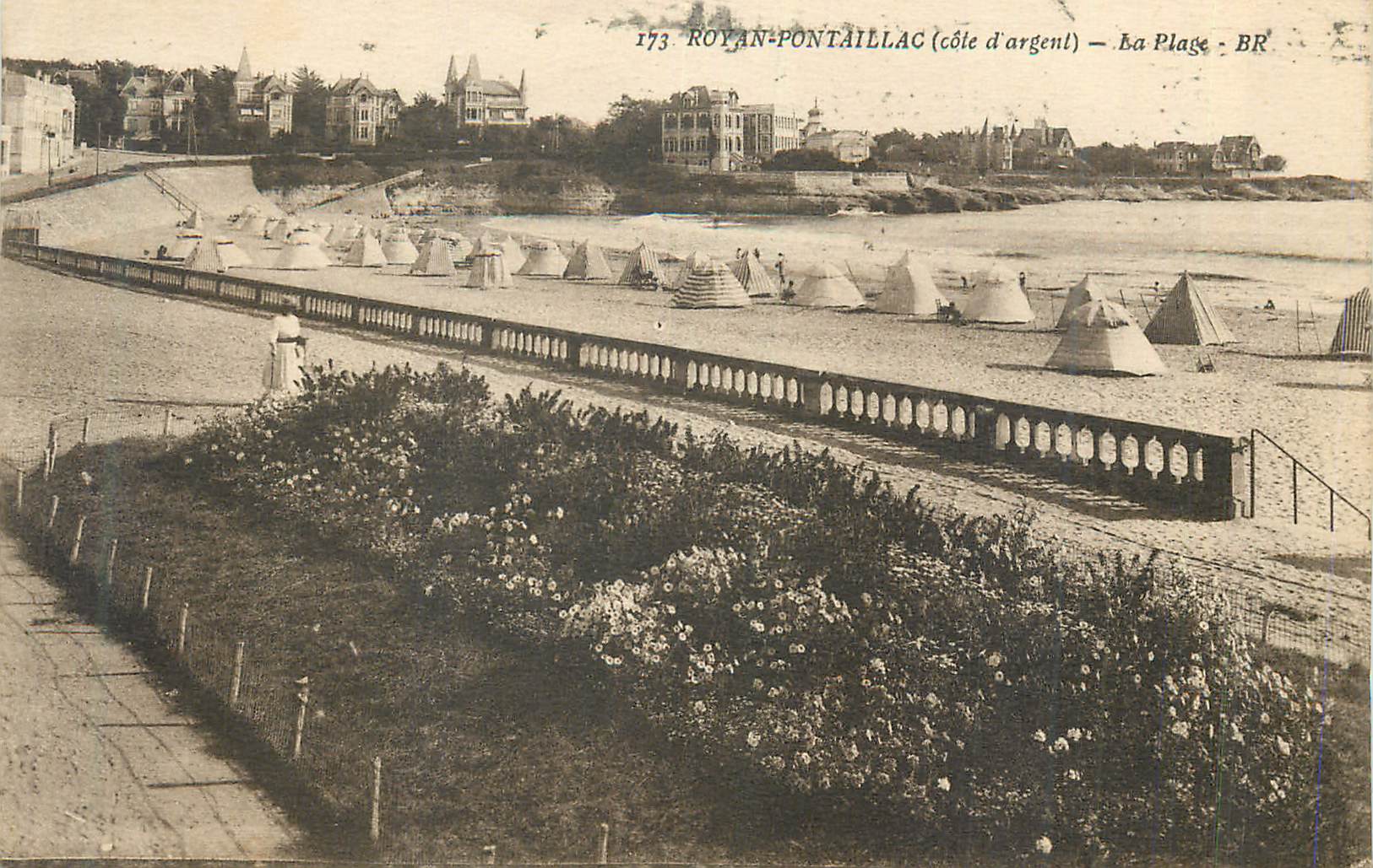 CPA Royan Pontaillac (Cote d'Argent) La Plage