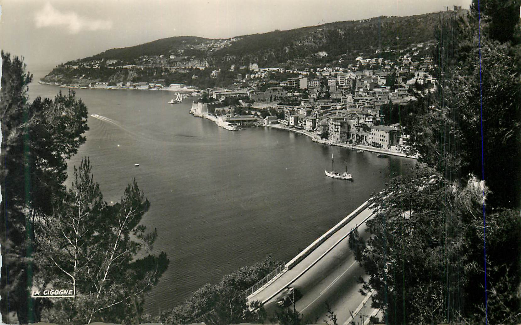 La Cigogne — vue panoramique du port et du village — éditeur inconnu