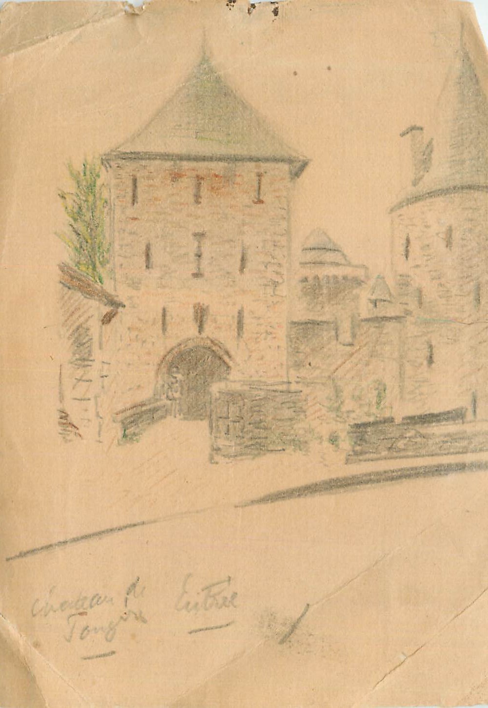 Dessin Château de Fougeres