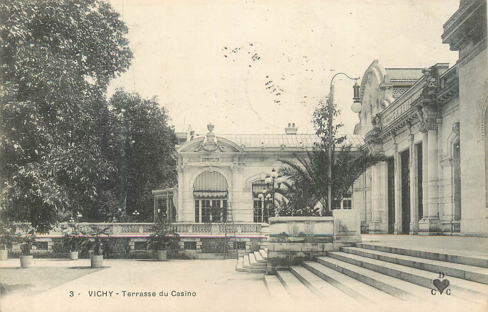 CPA Vichy Terrasse du Casino