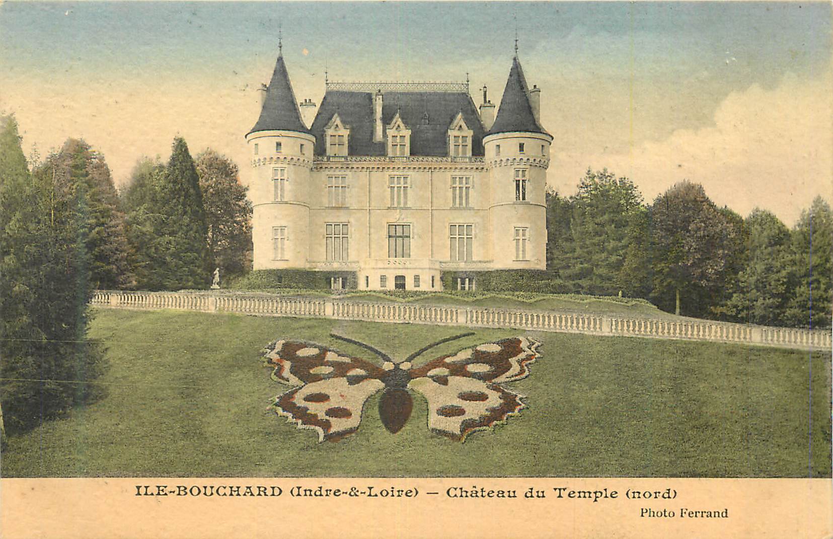 CPA L'Ile Bouchard (I et L) Chateau du Temple (Nord)