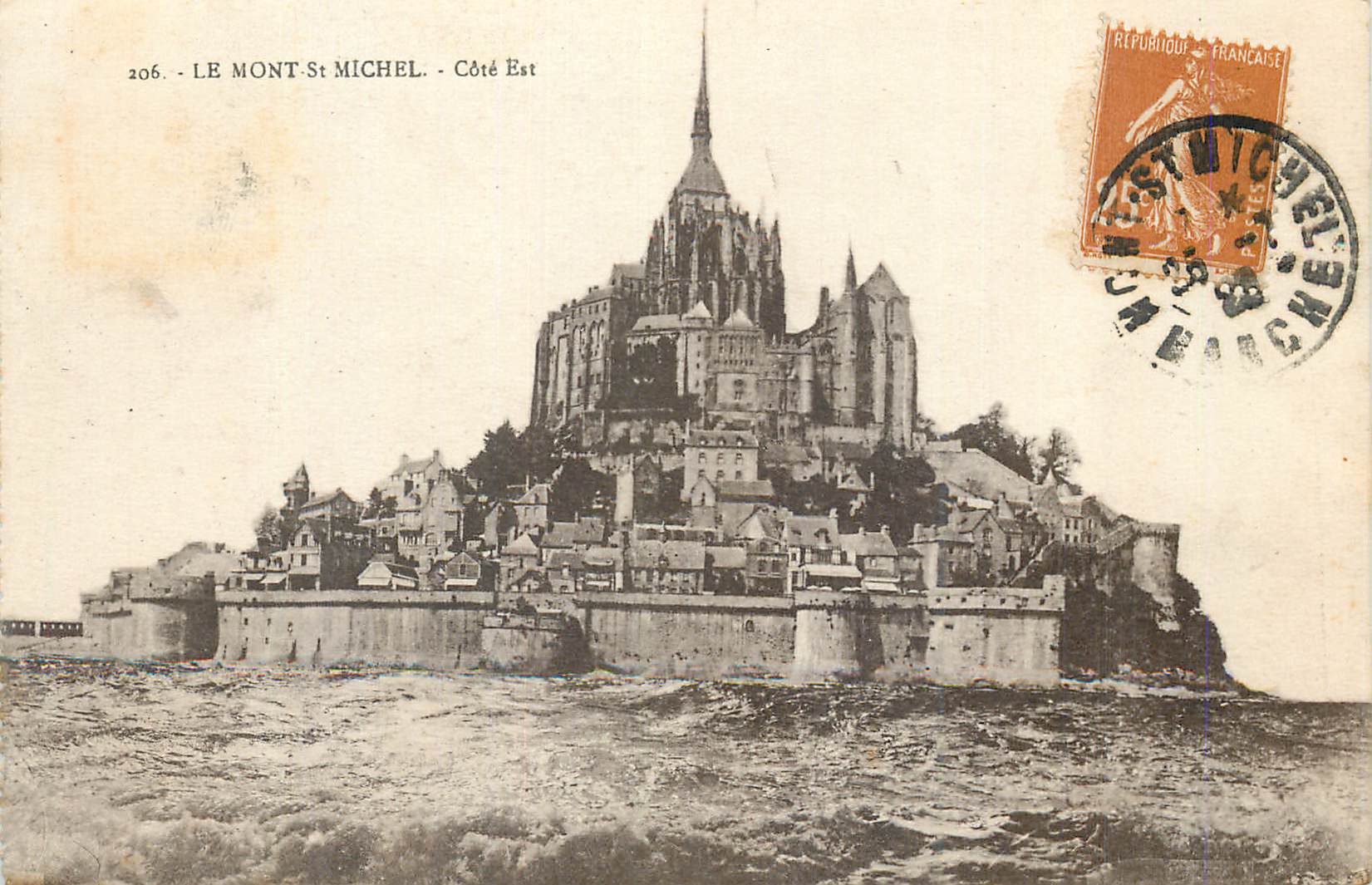 CPA Le Mont St Michel Cote Est