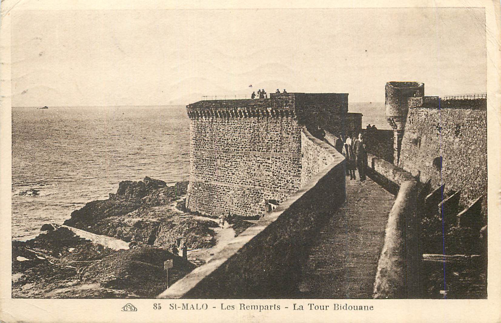 St-Malo - I Muri di Difesa - La Torre Bidouane — editore sconosciuto, n° 85