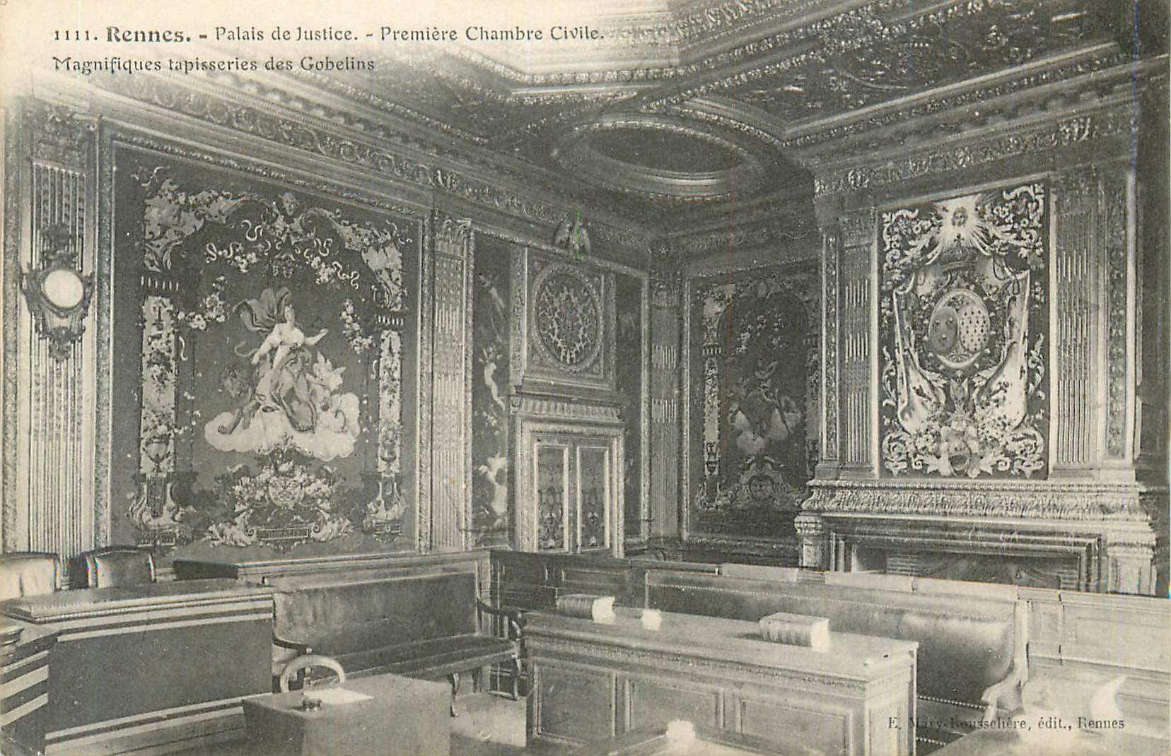CPA Rennes Palais de Justice Premiere Chambre Civile