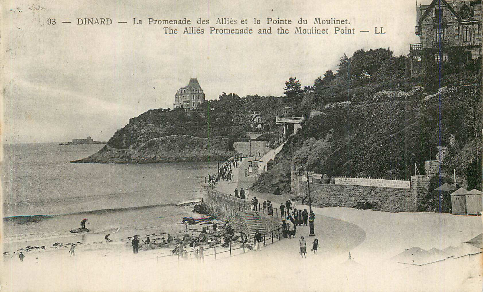 Dinard — La Promenade des Alliés et la Pointe du Moulinet — LL