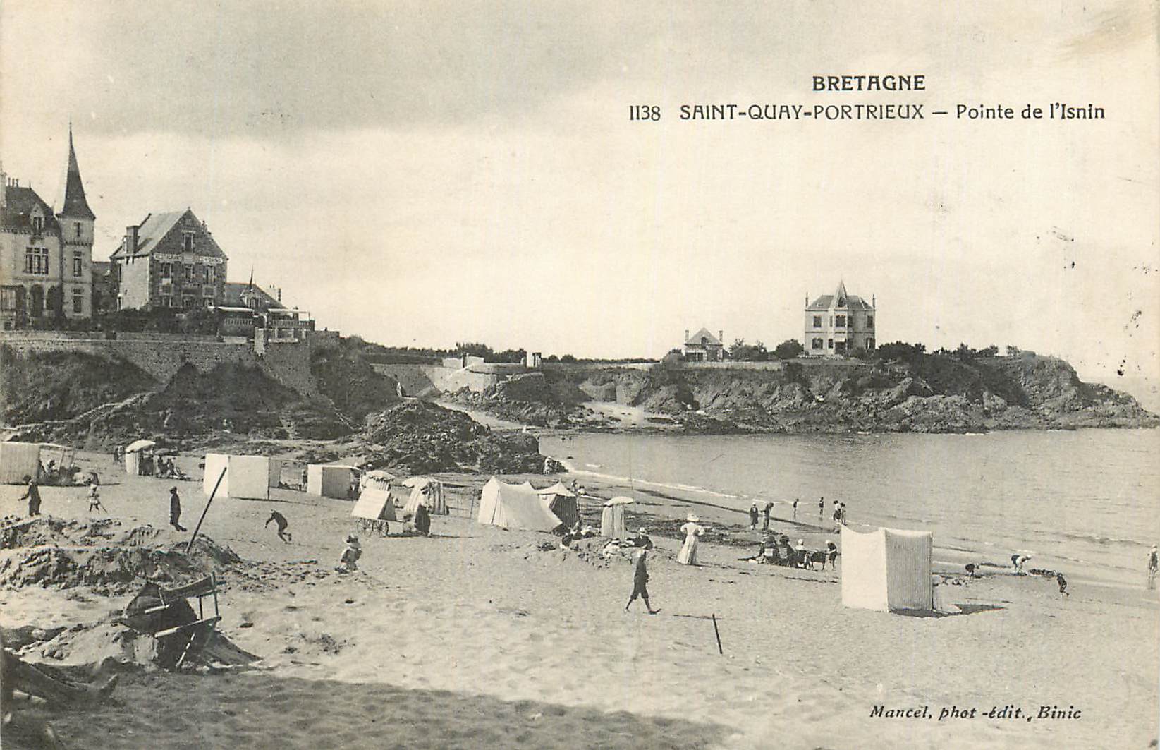 CPA Saint Quay Portrieux Bretagne Pointe de l'Isnin