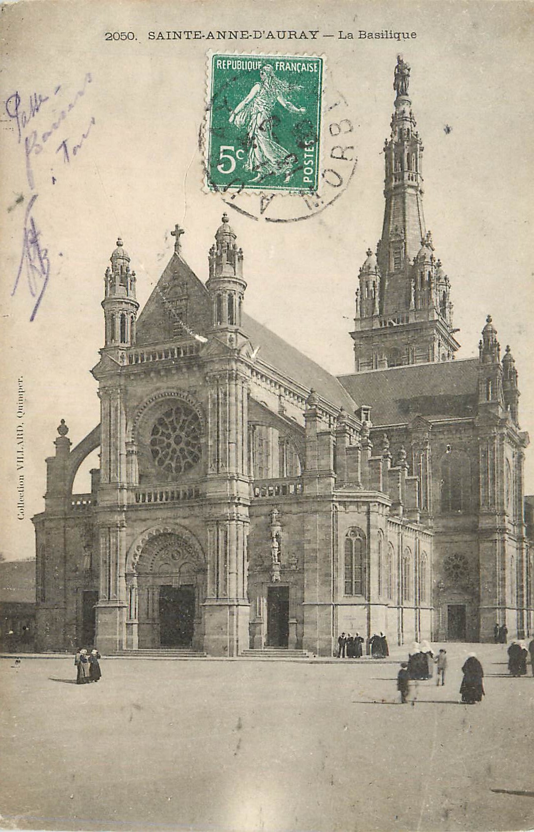 CPA Sainte Anne d'Auray La Basilique
