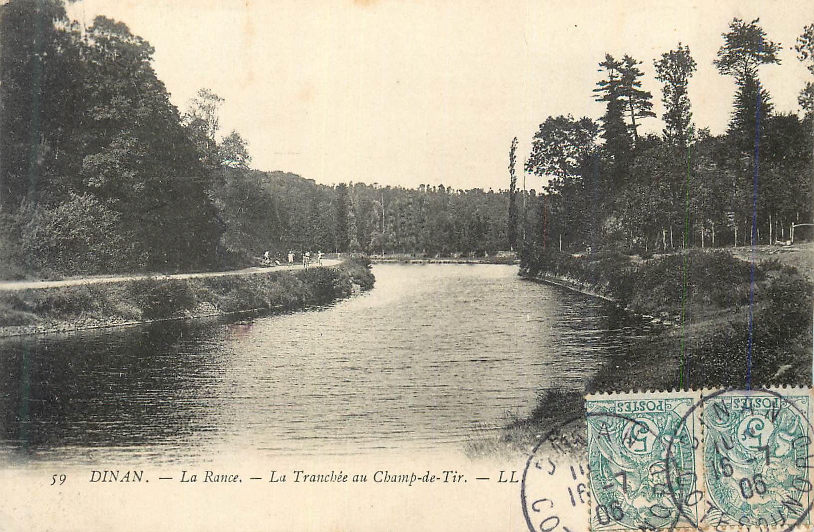Dinan — La Rance — La Tranchée au Champ-de-Tir — LL