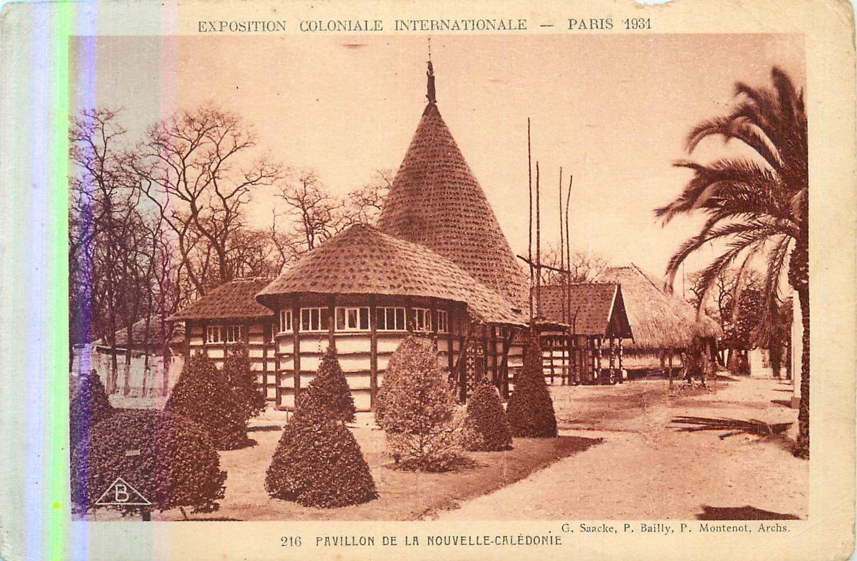 CPA Paris Exposition Coloniale Iternationale Pavillon de la Nouvelle Caledonie