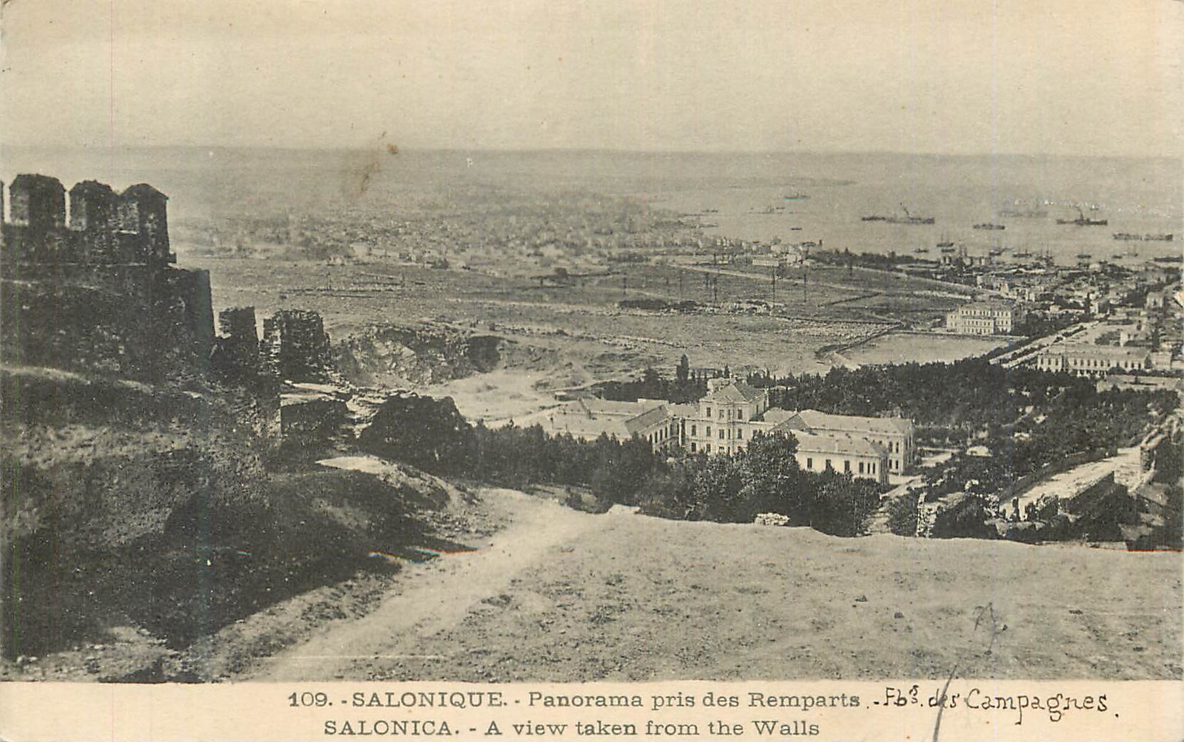 CPA Salonique Panorama pris des Remparts