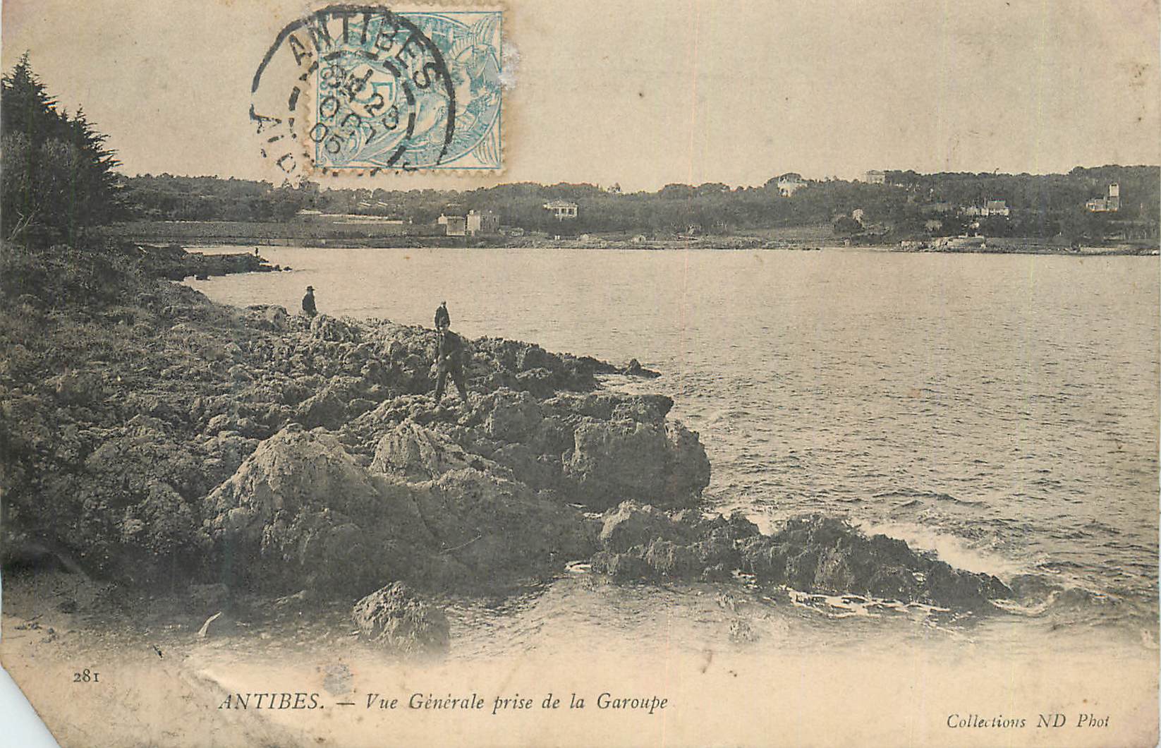 CPA Antibes Vue Generale prise de la Garoupe