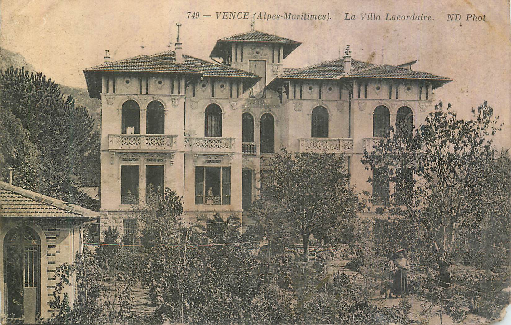 CPA Vence (Alpes Maritimes) La Villa Lacordaire
