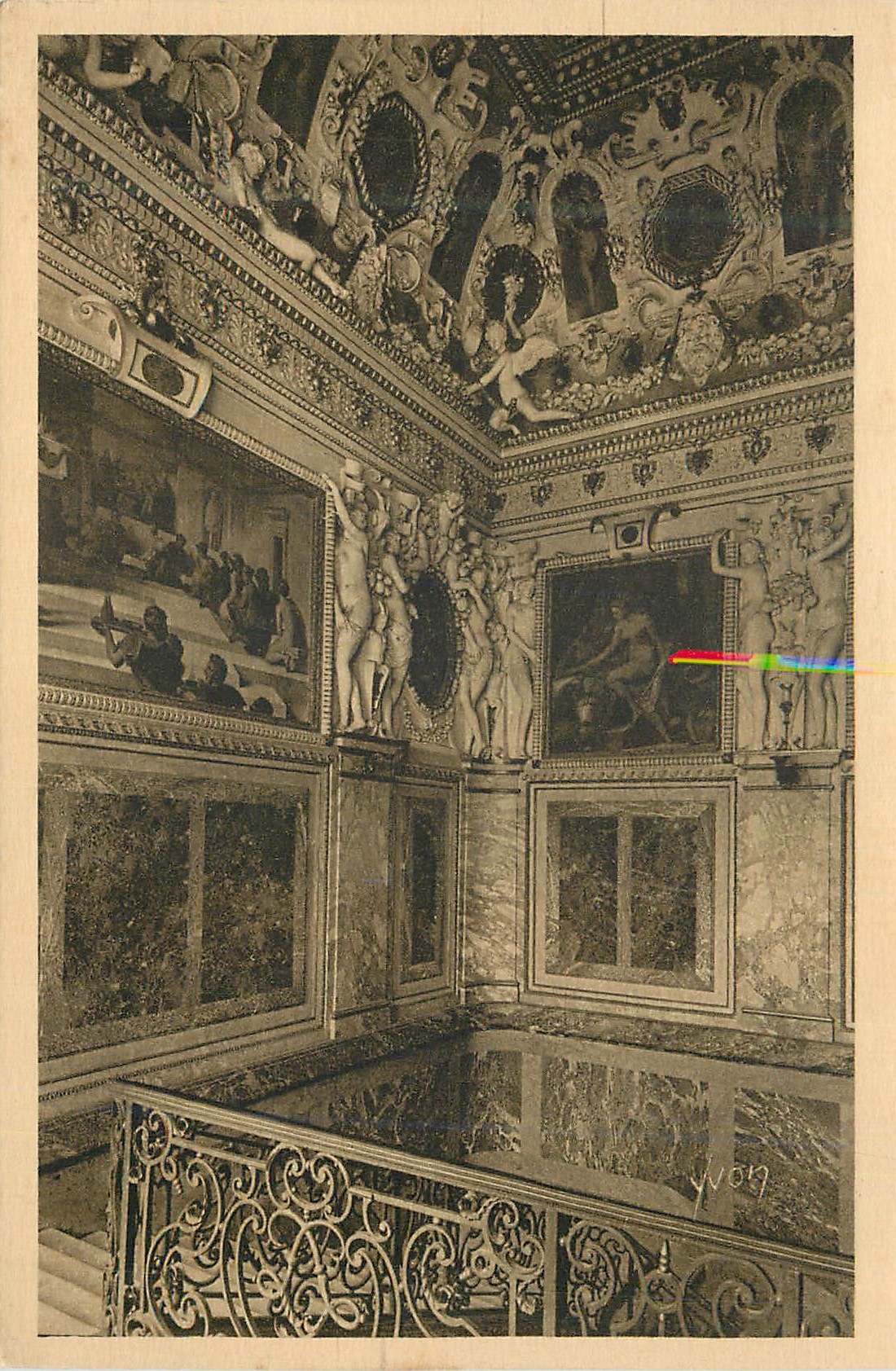 Intérieur du Palais Farnèse — Salle des Nymphes — éditeur non identifié