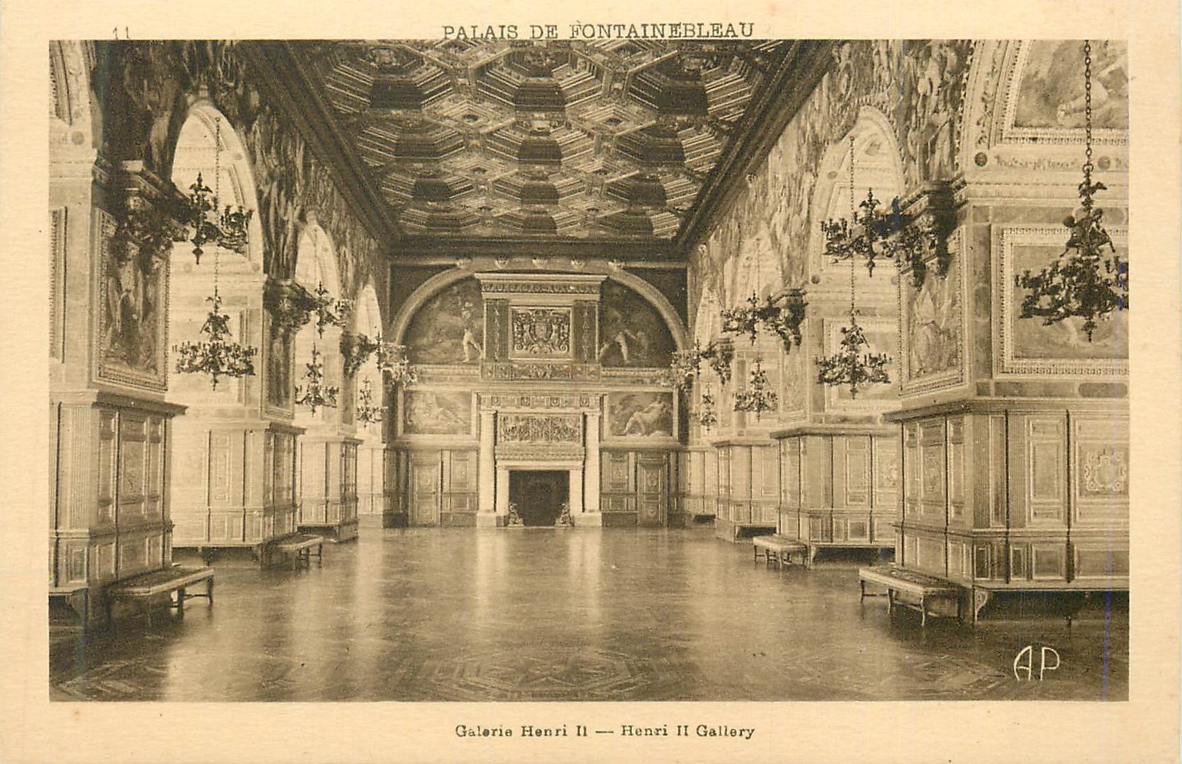 Palast von Fontainebleau — Galerie Henri II — AP
