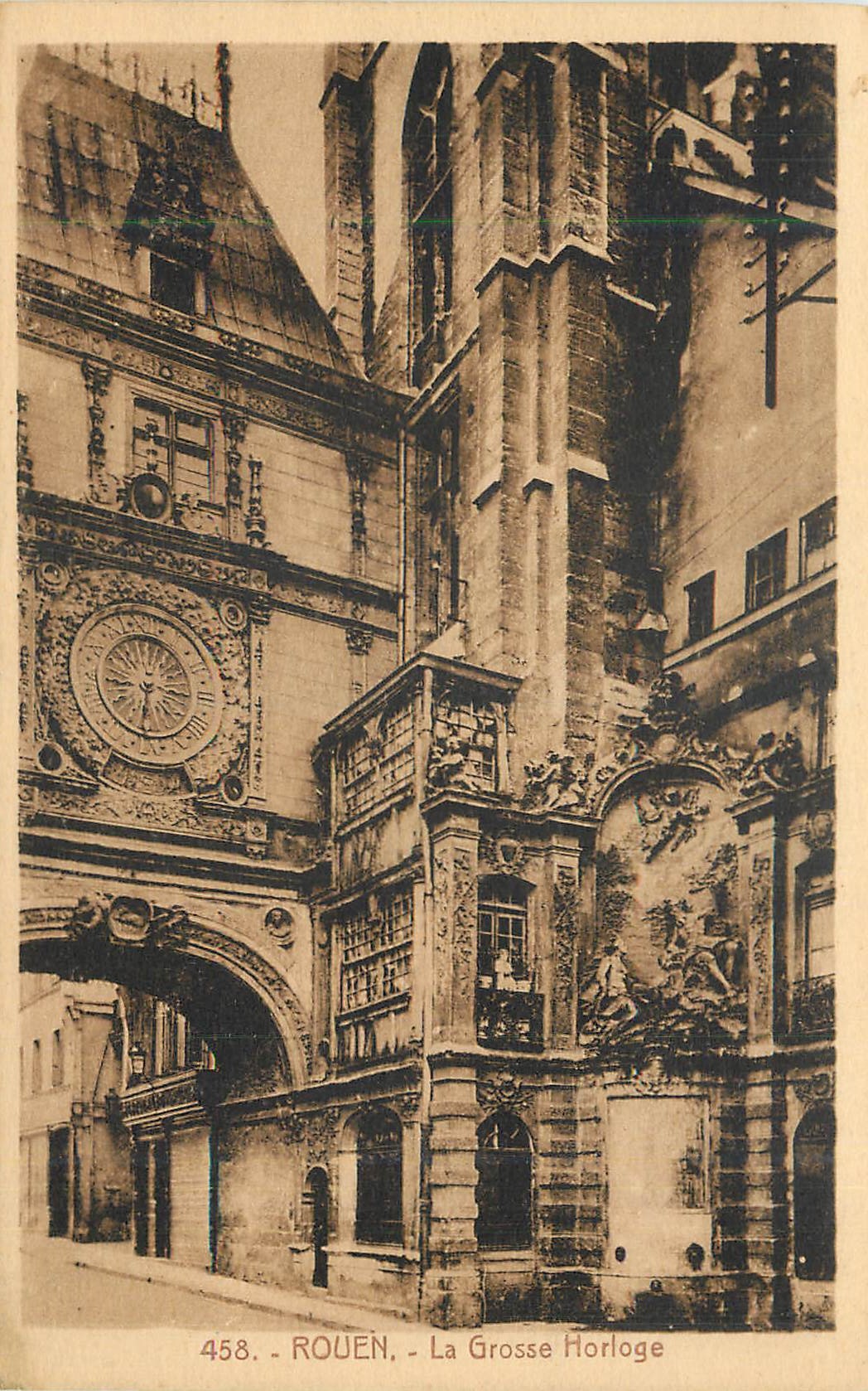 CPA Rouen La Grosse Horloge