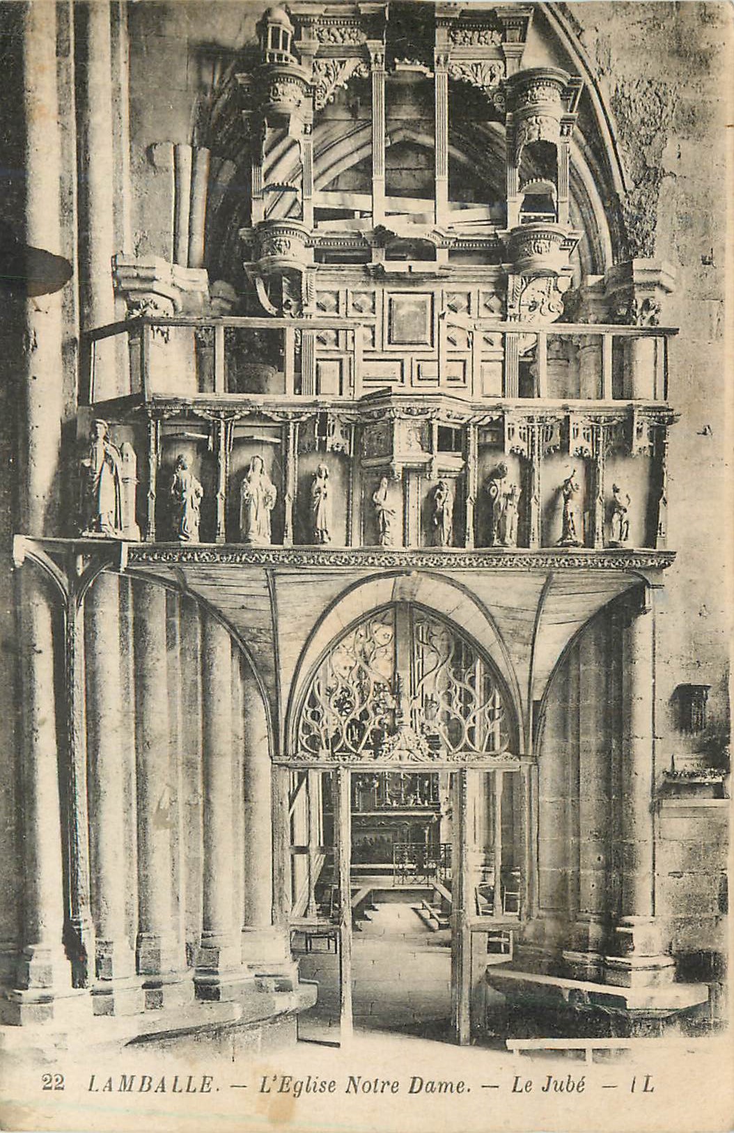 Lamballe — L'église Notre Dame — Le Jubé