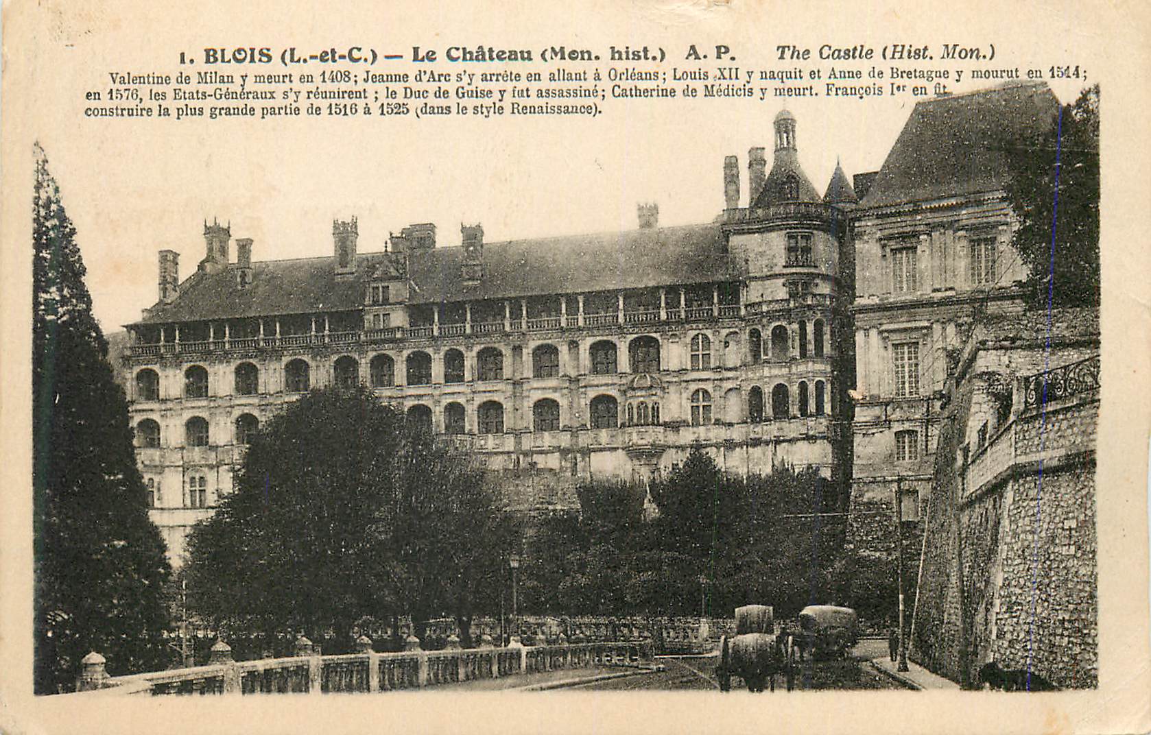 CPA Blois (L et C) Le Chateau (Mon His)