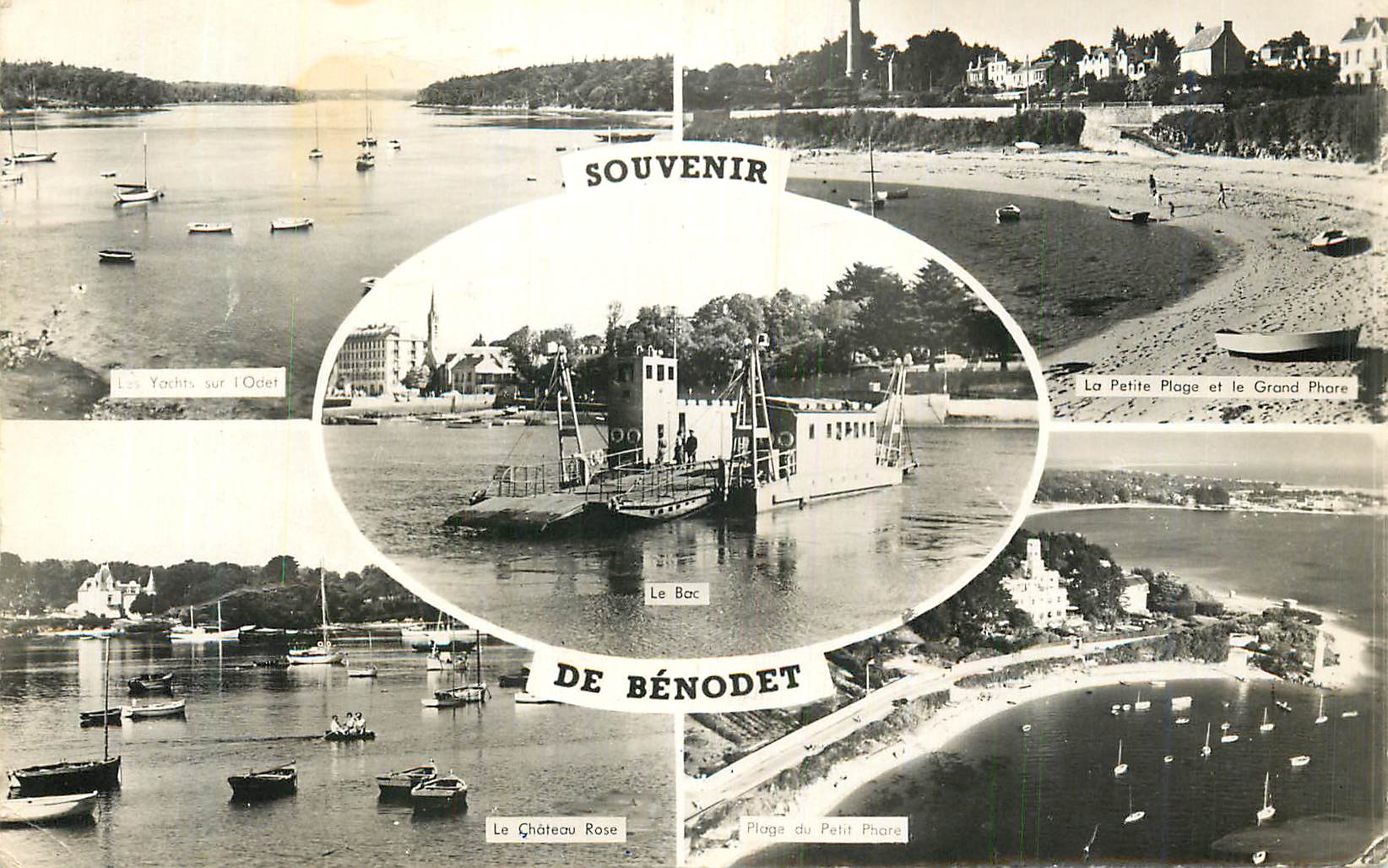 CPM Souvenir de Benodet Le château rose
