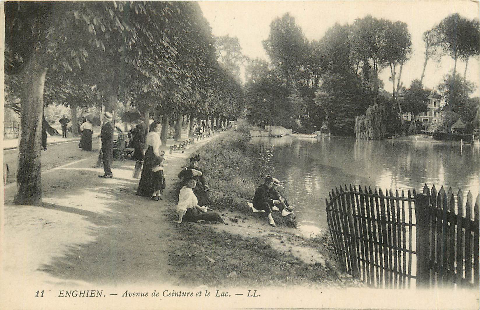 Enghien — Avenue de Ceinture et le Lac — LL.