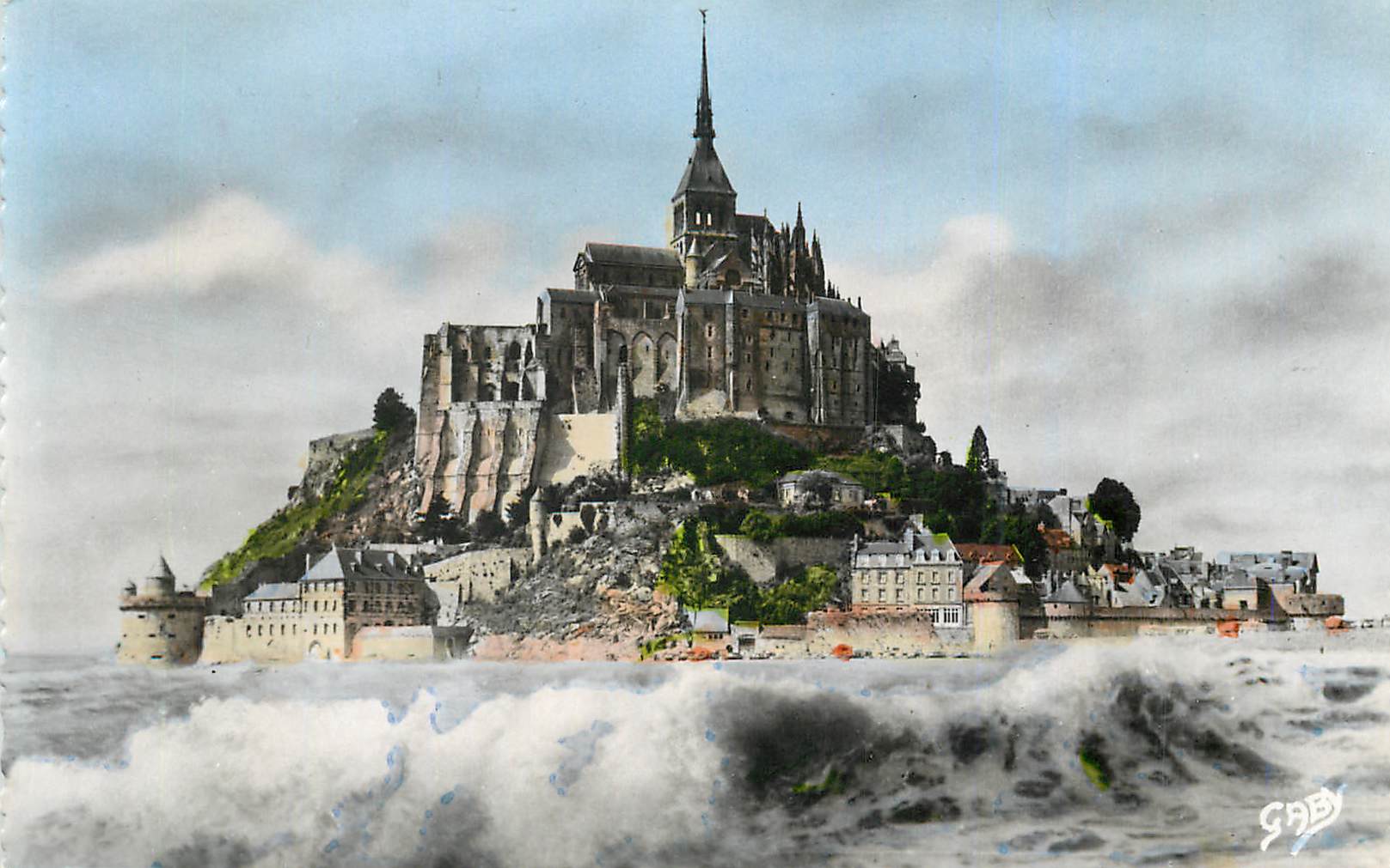 CPM Mont Saint Michel (Manche) Grande Maree