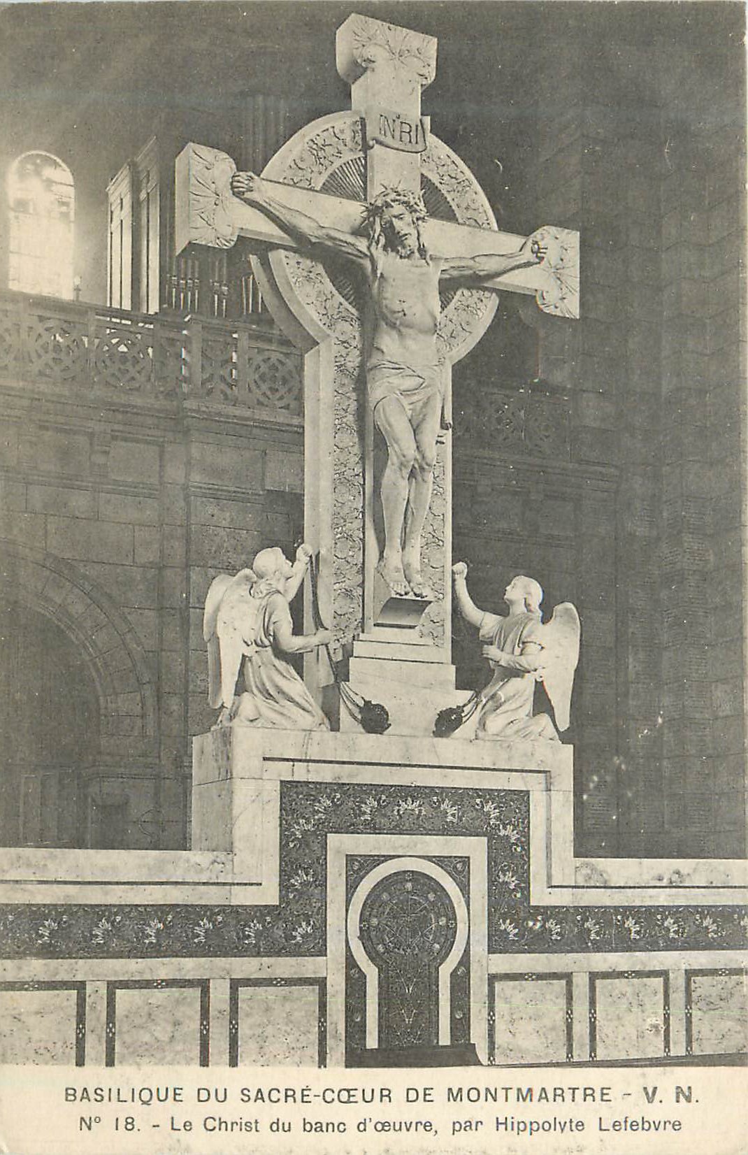 CPA Basilique du Sacre Coeur de Montmartre Le Christ du Banc d'Oeuvre