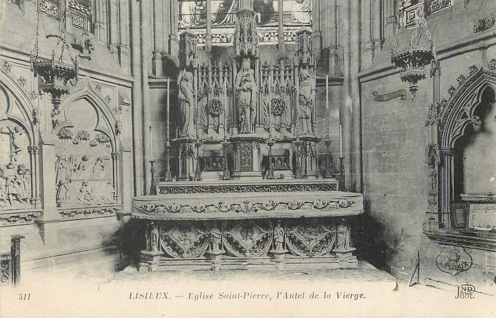 Lisieux — Église Saint-Pierre, l'Autel de la Vierge