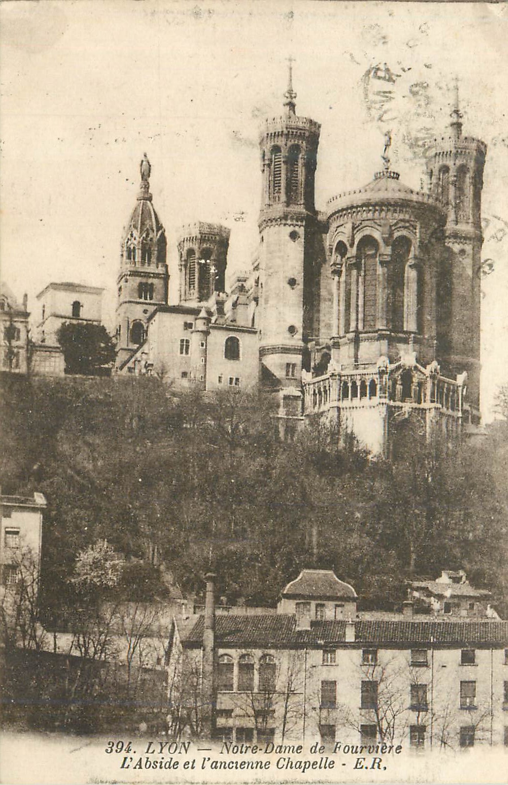 CPA Lyon Notre Dame de Fourviere L'Abside et L'Ancienne Chapelle
