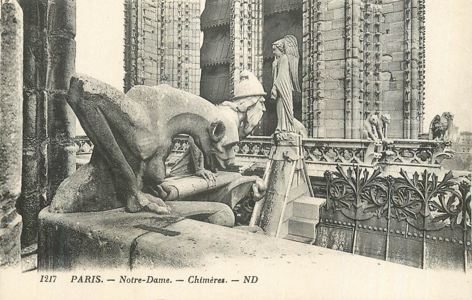 CPA Paris Notre Dame Chimeres