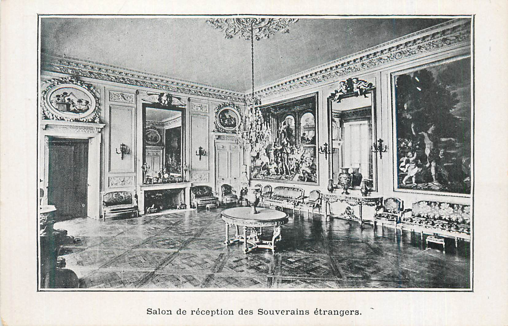 CPA Salon de Reception des Souverains Etrangers Compiegne