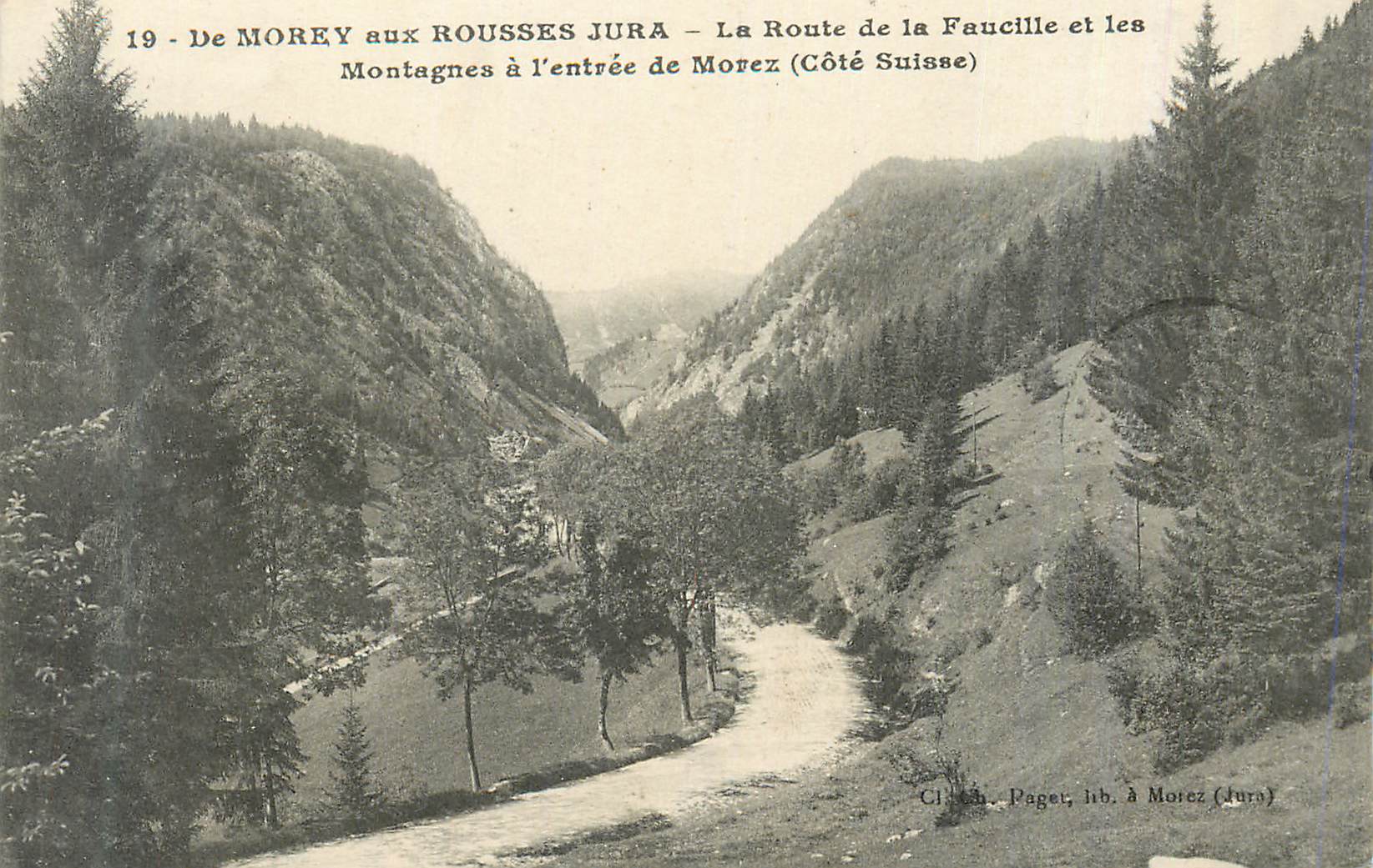 Van MOREY naar de ROUSSES JURA — De Route de la Faucille en de bergen bij de ingang van Morez (Côté Suisse)