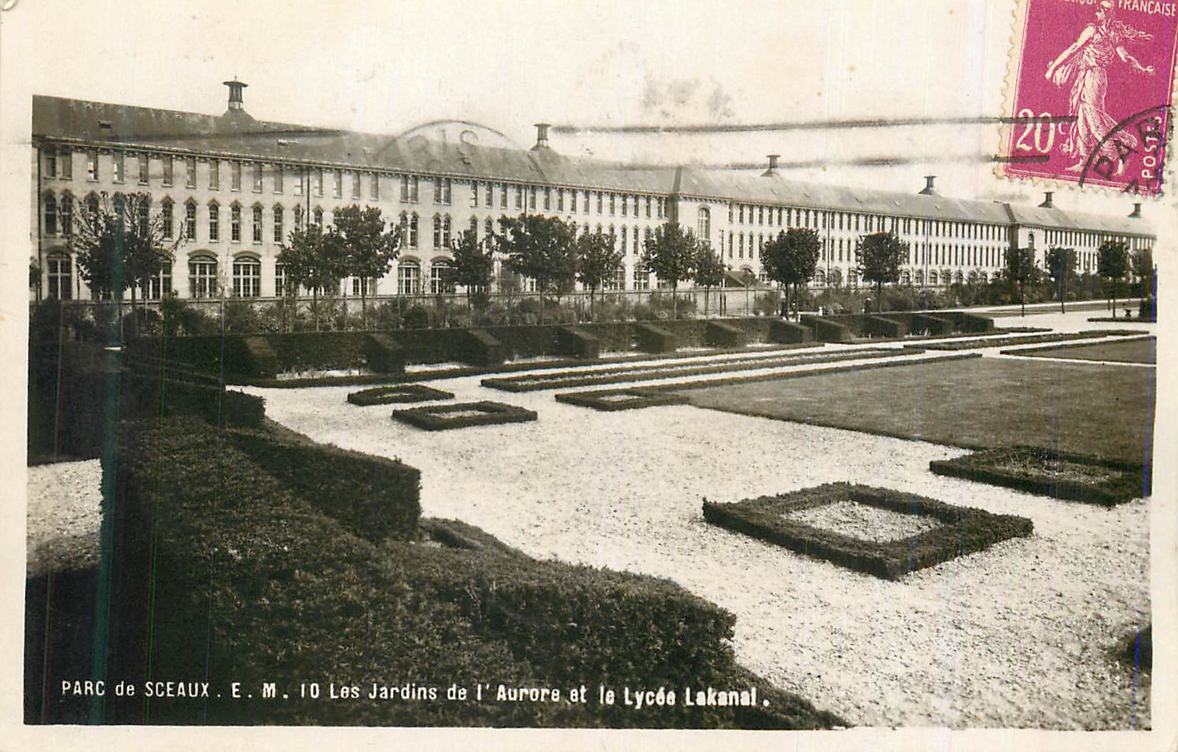 CPM Parc de Sceaux Les Jardins de l'Aurore et le Lycee Lakanal