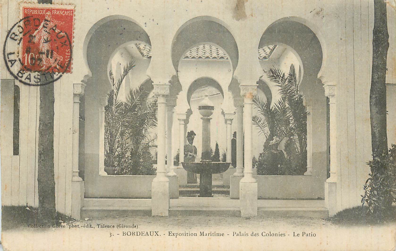 Palais des Colonies - Le Patio — Exposition Maritime à Bordeaux — Collection Goree, Talence (Gironde)