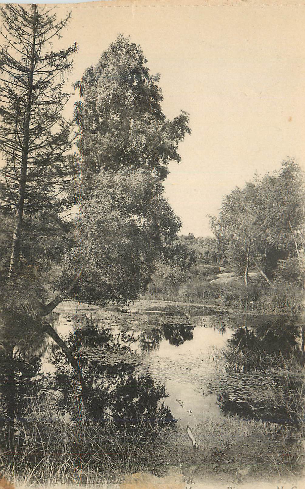 Piscina de la Bie — Vista pintoresca — M. C. (editor ?)