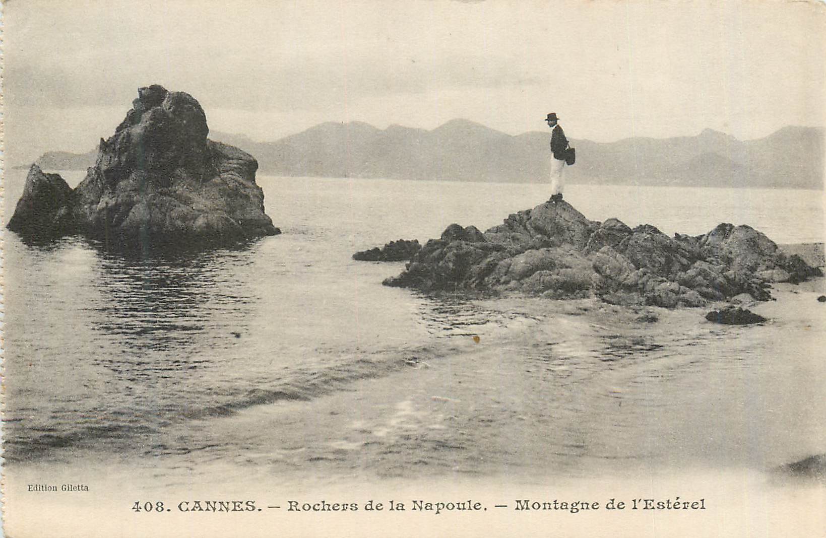 CPA Cannes Rochers de la Napoule Montagne de l'Esterel