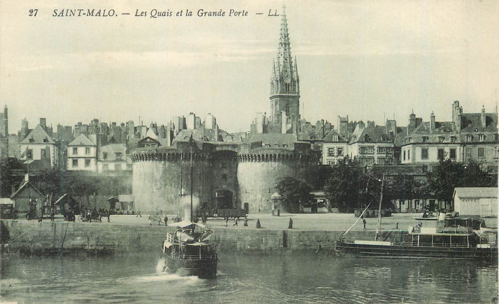 SAINT-MALO — Les Quais et la Grande Porte — LL