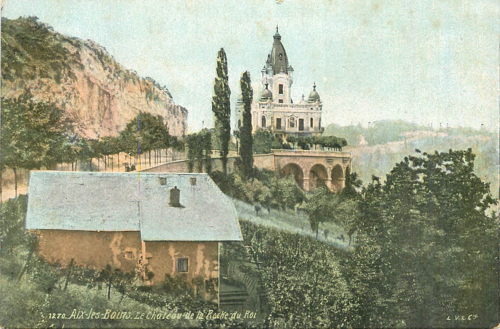 CPA Aix les Bains Le Chateau de la Roche du Roi